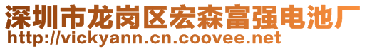 深圳市龍崗區(qū)宏森富強(qiáng)電池廠