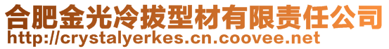 合肥金光冷拔型材有限責任公司