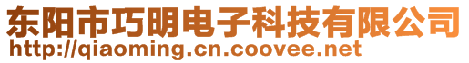 東陽市巧明電子科技有限公司