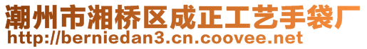 潮州市湘橋區(qū)成正工藝手袋廠