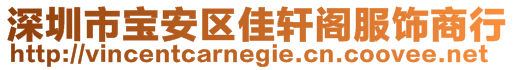 深圳市寶安區(qū)佳軒閣服飾商行