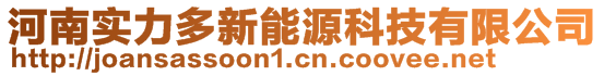 河南实力多新能源科技有限公司