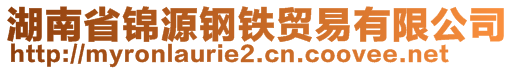 湖南省錦源鋼鐵貿易有限公司