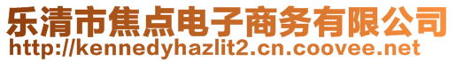 樂清市焦點電子商務(wù)有限公司