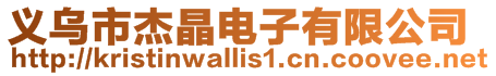 義烏市杰晶電子有限公司