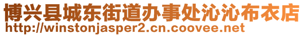 博興縣城東街道辦事處沁沁布衣店