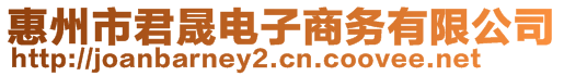 惠州市君晟電子商務(wù)有限公司