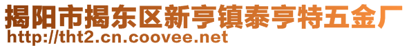 揭阳市揭东区新亨镇泰亨特五金厂