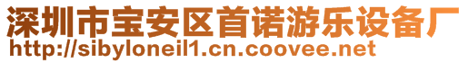 深圳市寶安區(qū)首諾游樂設備廠