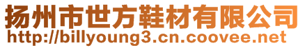 揚(yáng)州市世方鞋材有限公司