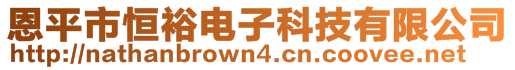 恩平市恒裕電子科技有限公司