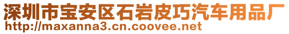 深圳市寶安區(qū)石巖皮巧汽車用品廠