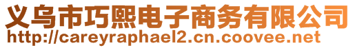 義烏市巧熙電子商務(wù)有限公司