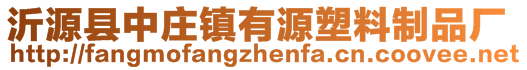 沂源縣中莊鎮(zhèn)有源塑料制品廠