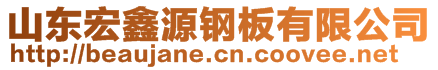 山東宏鑫源鋼板有限公司