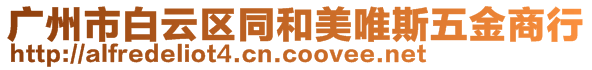 廣州市白云區(qū)同和美唯斯五金商行