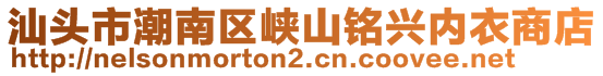 汕头市潮南区峡山铭兴内衣商店