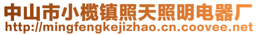 中山市小欖鎮(zhèn)照天照明電器廠