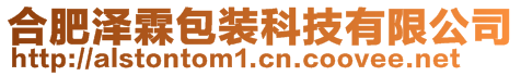 合肥澤霖包裝科技有限公司