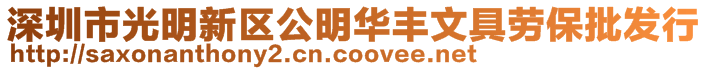 深圳市光明新區(qū)公明華豐文具勞保批發(fā)行