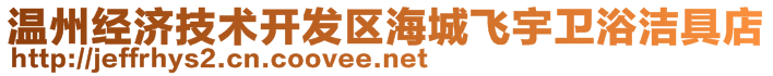 溫州經(jīng)濟(jì)技術(shù)開發(fā)區(qū)海城飛宇衛(wèi)浴潔具店