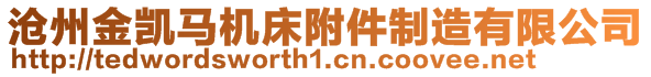 滄州金凱馬機床附件制造有限公司