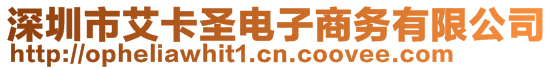 深圳市艾卡圣電子商務(wù)有限公司