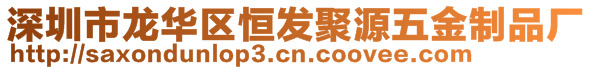 深圳市龍華區(qū)恒發(fā)聚源五金制品廠