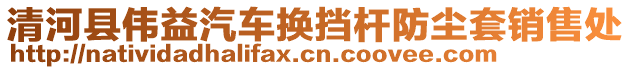 清河縣偉益汽車換擋桿防塵套銷售處