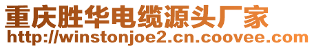 重慶勝華電纜源頭廠家