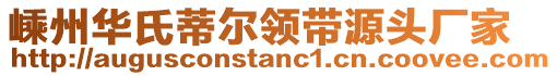 嵊州華氏蒂爾領(lǐng)帶源頭廠家