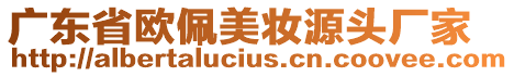 廣東省歐佩美妝源頭廠家