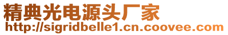 精典光電源頭廠家