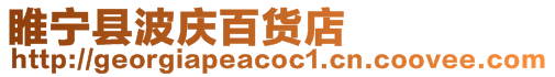 睢寧縣波慶百貨店
