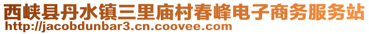 西峽縣丹水鎮三里廟村春峰電子商務服務站