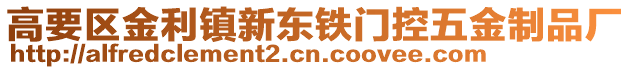 高要區(qū)金利鎮(zhèn)新東鐵門控五金制品廠