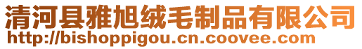 清河縣雅旭絨毛制品有限公司