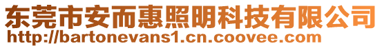 東莞市安而惠照明科技有限公司