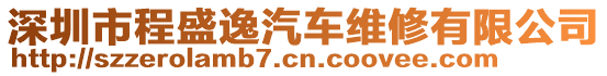 深圳市程盛逸汽車維修有限公司