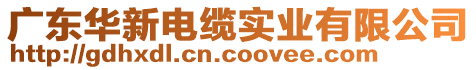 广东华新电缆实业有限公司