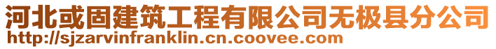 河北或固建筑工程有限公司無極縣分公司