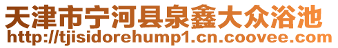 天津市寧河縣泉鑫大眾浴池
