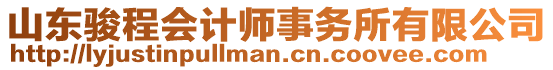 山東駿程會計師事務所有限公司