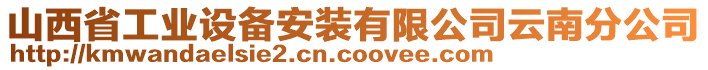 山西省工業(yè)設(shè)備安裝有限公司云南分公司