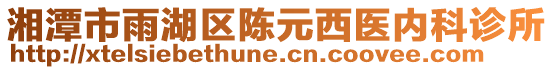 湘潭市雨湖區(qū)陳元西醫(yī)內(nèi)科診所