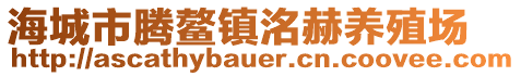 海城市腾鳌镇洺赫养殖场