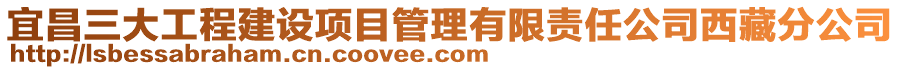 宜昌三大工程建设项目管理有限责任公司西藏分公司