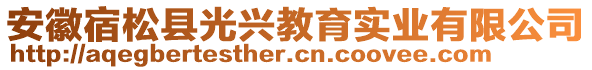 安徽宿松县光兴教育实业有限公司