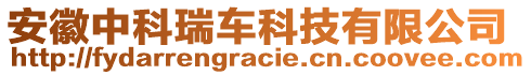 安徽中科瑞车科技有限公司