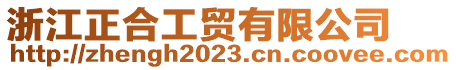 浙江正合工贸有限公司